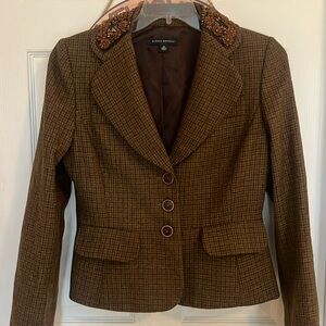 Banana Republic fitted peplum blazer. Size 12
